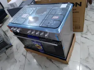 Sophisticated Maxi 60 by 90(4+2)Burner Gas Cooker Wood