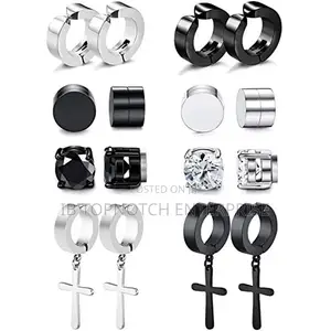 Stainless Steel 8pcs Magnetic Ear Clips