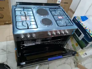 User-Friendly Maxi 60 by 90(4+2)Burner Gas Cooker Wood