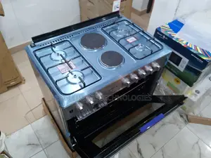 Eco-Friendly Maxi 60 by 90(4+2)Burner Gas Cooker Wood