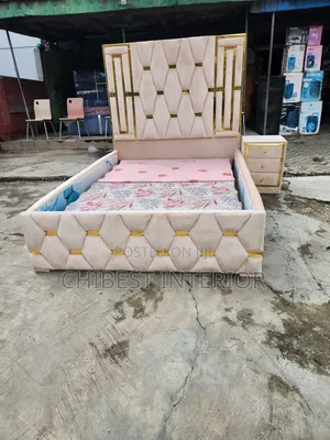 5ft Tall Padded 4.5by6 Bed Frame