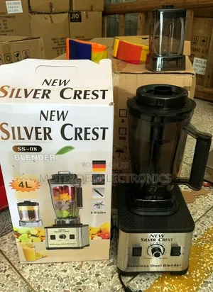 Silver Crest 4l Steel Body 9000w Commercial Blender/Grinder