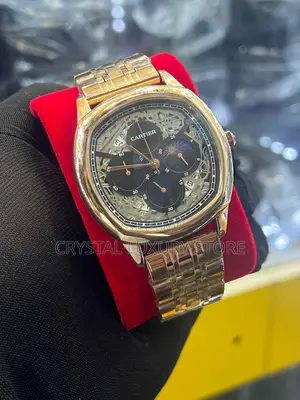 Cartier Quality Chronograph Chain Strap Wristwatch