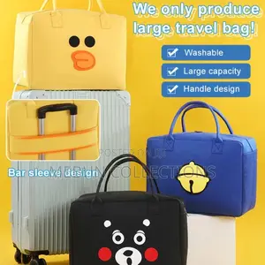 Portable Emoji Luggage Bag