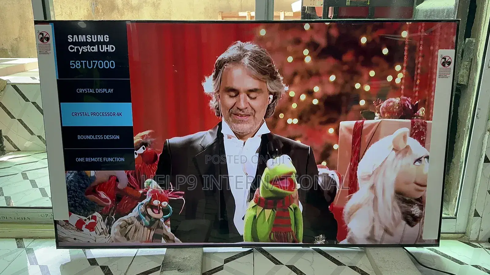 Samsung 58" Crystal UHD Smart TV With Alexa Built-In