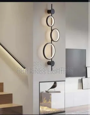 Nordic Modern Creative Blackground Wall Lamp Living Room
