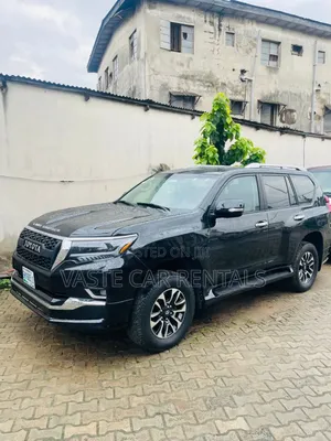 Black Toyota Land Cruiser Prado for Rent