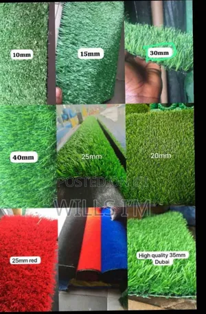 15mm Green Synthetic Grass Carpets