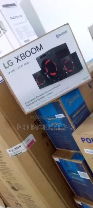LG Xboom 40W Bluetooth Home Audio Speaker System-Lk72b