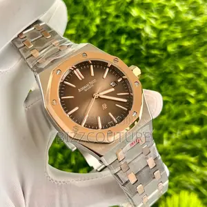 Original Audemars Piguet Quartz Gold Mix Silver Chain Watch