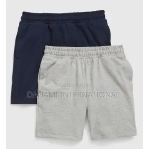 Danami 2 in One Sweat Shorts for Children- Navy Blue Light