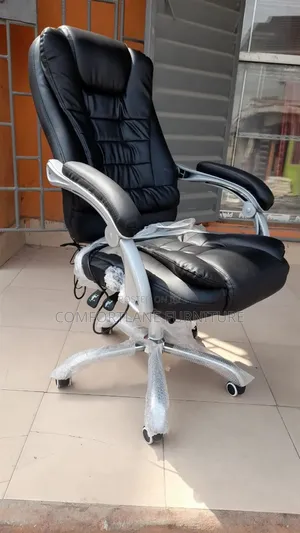 Office Chair With Massage Features and Footrest