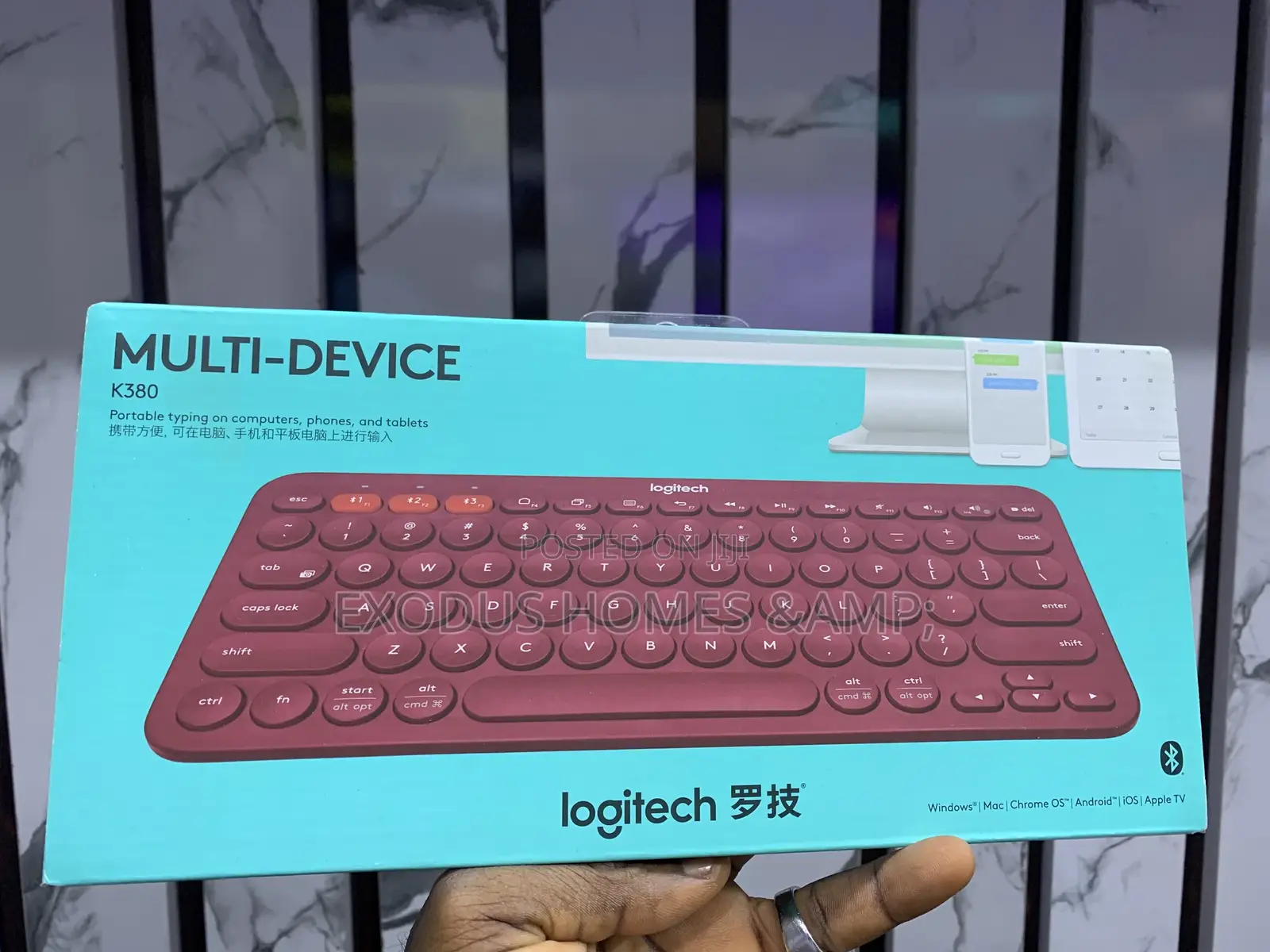Logitech Multi-Device Bluetooth Keyboard.