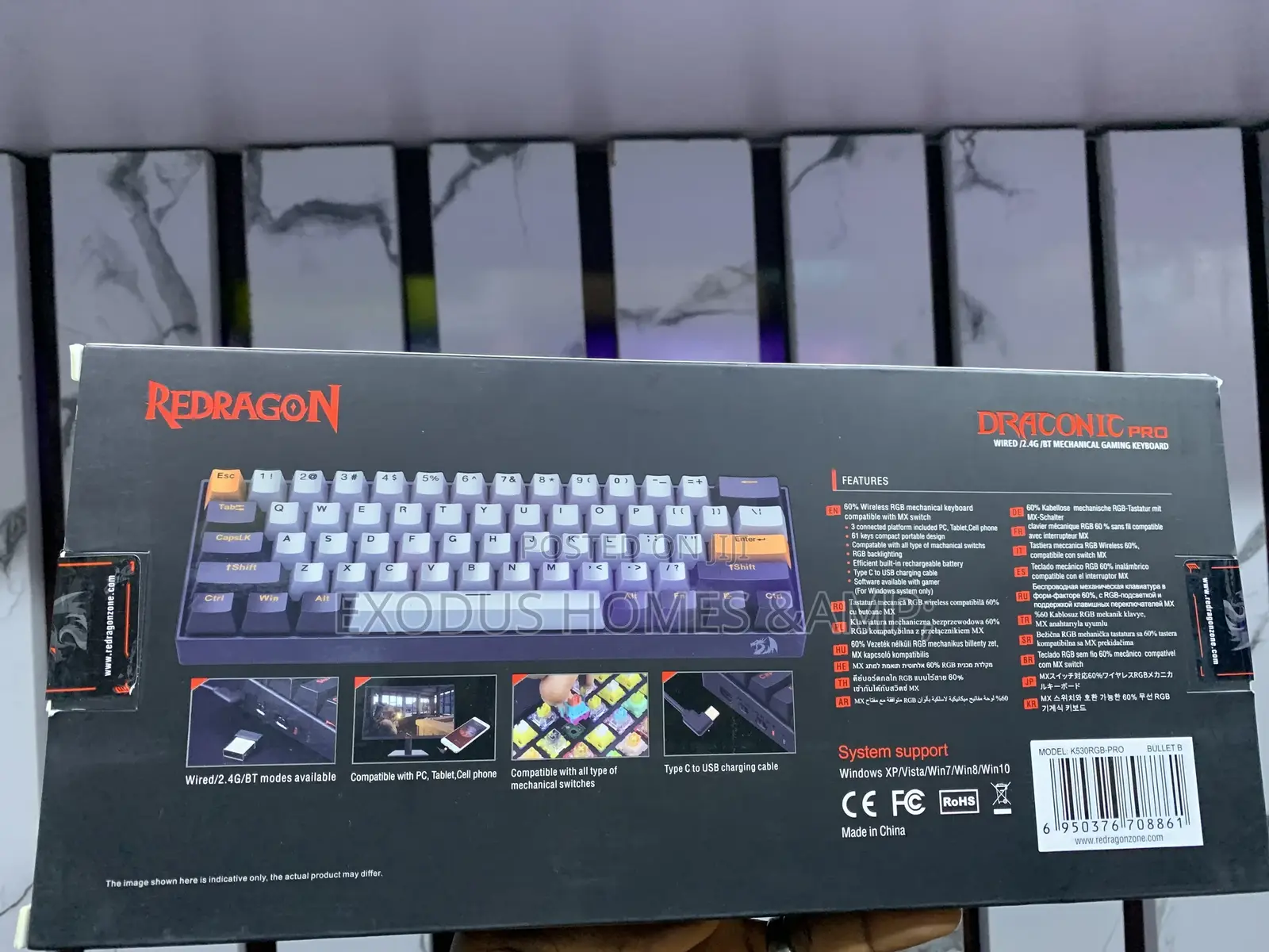 Draconic Pro Wireless Mechanical Keyboard.