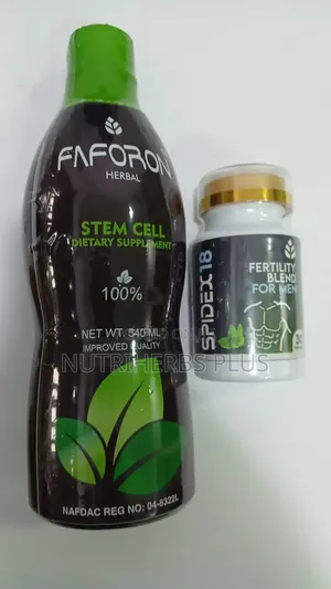 Stem Cell Drink + Spidex18: Stop Premature Ejaculation
