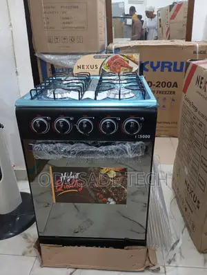 Turboburn Nexus 4+0 Auto Ignition Gas Cooker (NX-5055BC)