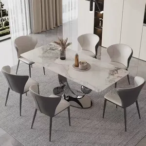 Classic Dinning Table Set With 6 Chairs