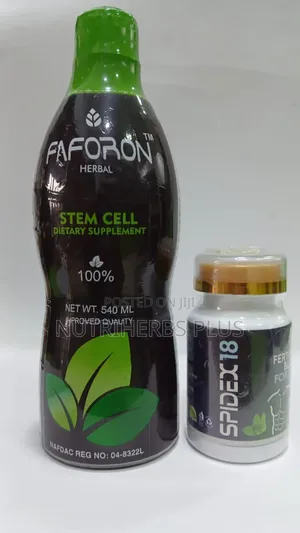 Spidex 18 + Fafaron Stem Cell Perfect Combo Libido Booster