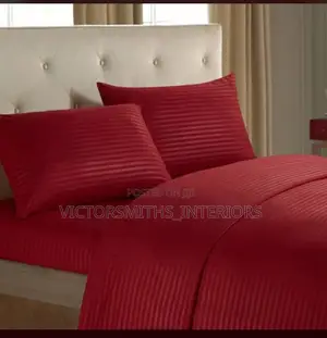 Wooden Blinds And Bedsheets