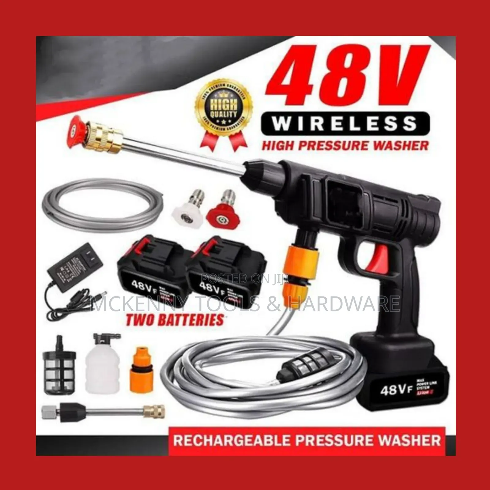 Multi Functional Rechargeable Pressure Water Spray Gun