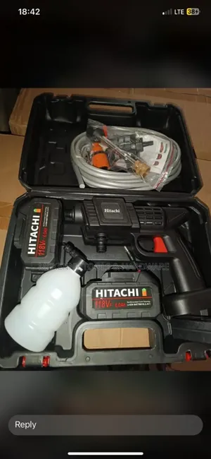 Cordless Pressure Washing Machine With Double Batteries 118v