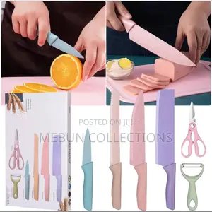 6pcs Multicolored Classy Knife Set