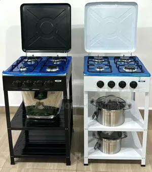 4burner Eurosonic Standing Gas Cooker With Shelf