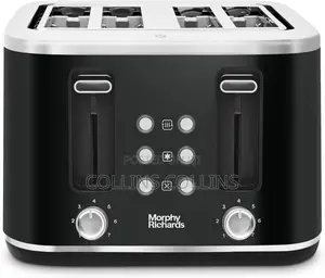 Morphy Richards Motive 4 Slice Toaster (Black)