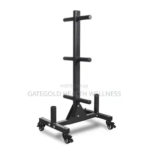 M395oly Mobility Olympic Plate Storage Tree (With 4 Wheels)