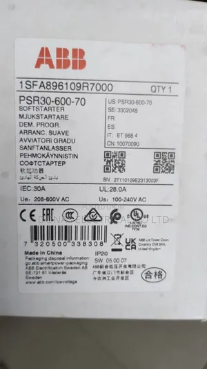 Abb Soft Starter 15kw