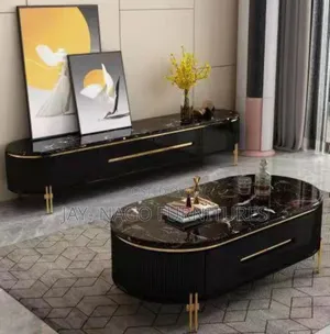 Marble Highly Quality Tv Stand and Center Table