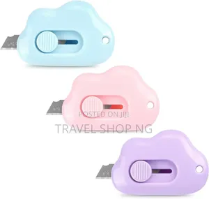 10mm Retractable Box Opener Cutter With Cloud Veggie