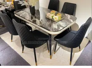 Marble Dining Table With 6 Chair