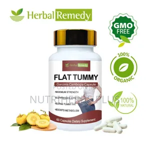 Herbal Remedy Flat Tummy Capsules Burns Tummy Fat