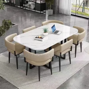 6 Seater Imported Marble Dining Set