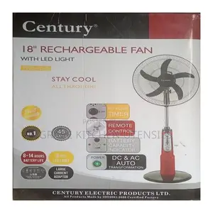 Century 18 Inches Rechargeable Fan