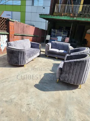 Grey Padded Set of Chairs.