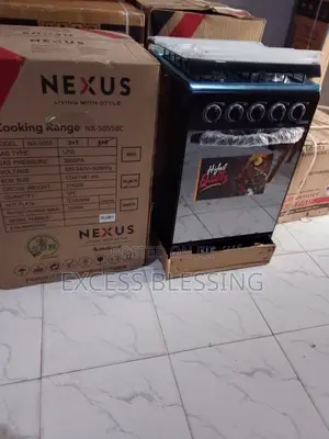 Oven Free Standing Gas Nexus NX-5055BC Modern ( 4 Burner)