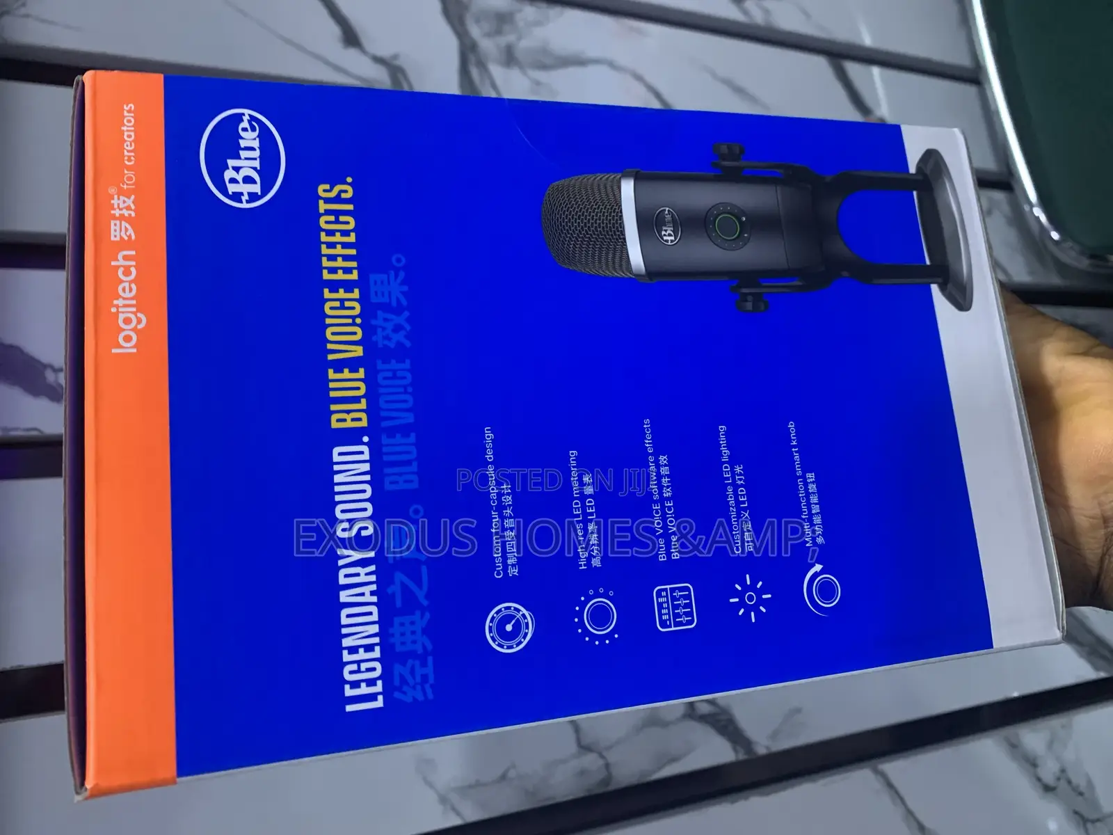 Blue Yeti X Professional Multi-Pattern USB Microphone