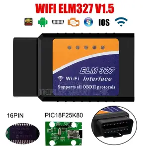 Car Scanner Elm 327 Wifi Tool Compatible With iPhone Android.
