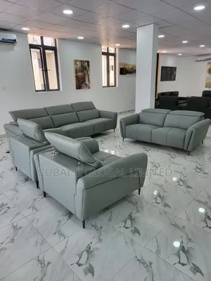 Executive Foreign Seven Seaters Leather Sofa Chair