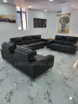 Executive Foreign Seven Seaters Leather Sofa Chair