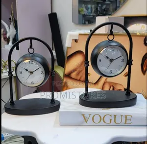 Antique Metal Table Clock