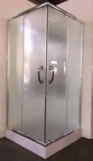 90 by 90 Obscure Glass Cubicle Square