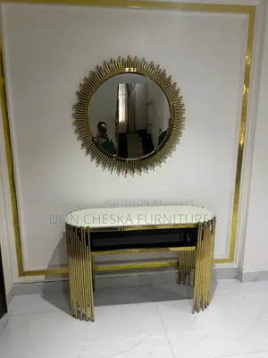 Console Table Stand With Mirror
