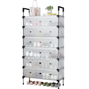 Simple Multilayer Shoes Rack DIY Assemble Space