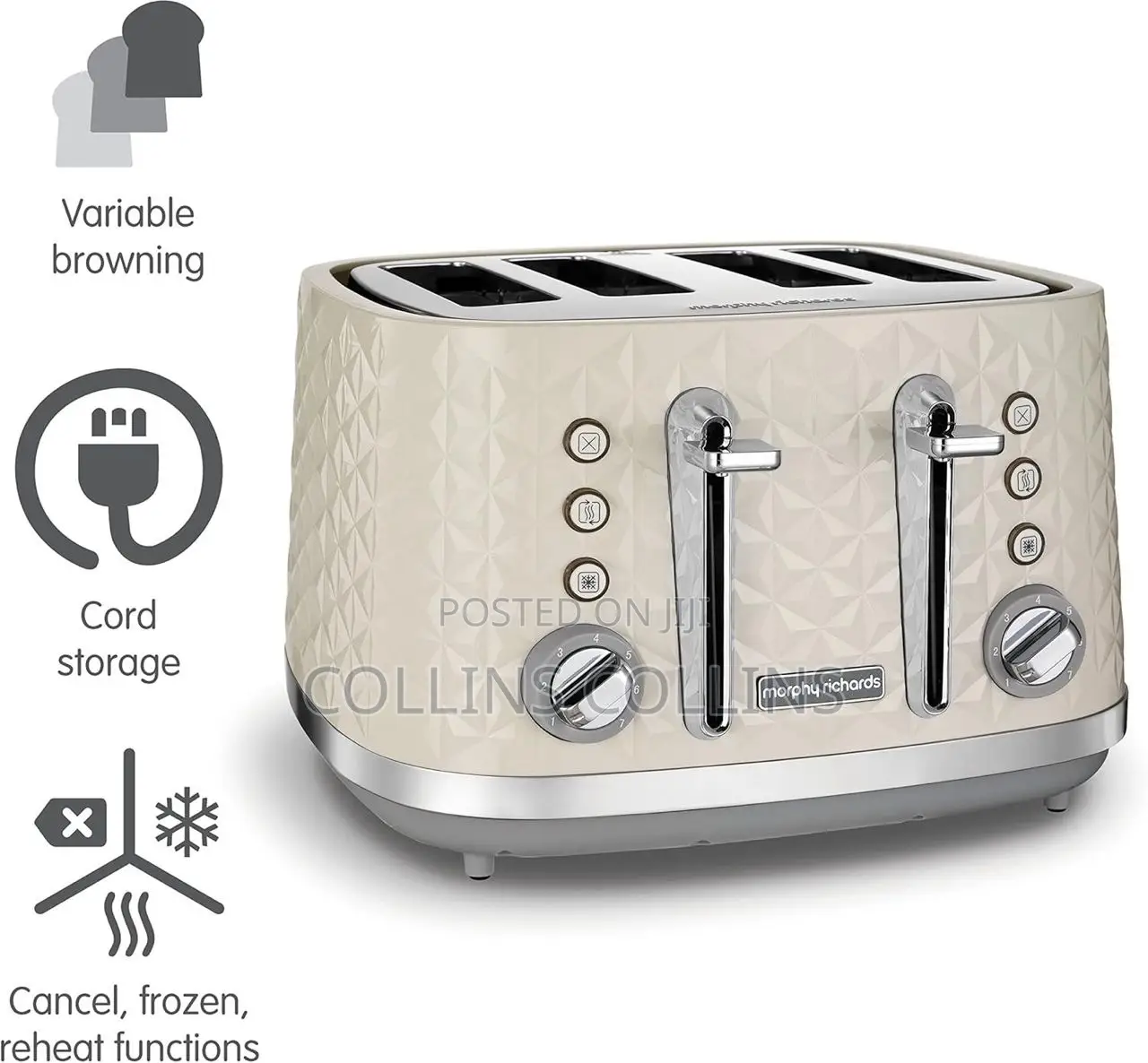 Morphy Richards Vector 4 Slice Toaster