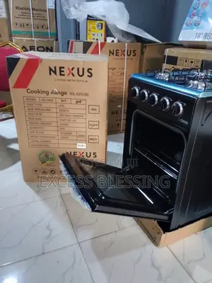 Desirable Oven Nexus Standing Gas Cooker4 Burner NX-5055BC