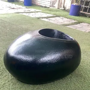 Pebble Pot Fiberglass Flower Pot/Planter for Home Decor