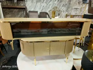 Gold Center Table With Tv Stand